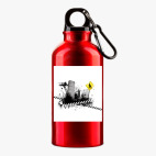 Металлическая бутылка 400 мл UV-DTF