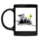 Кружка цветная UV-DTF