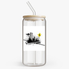 Банка с бамбуковой крышкой