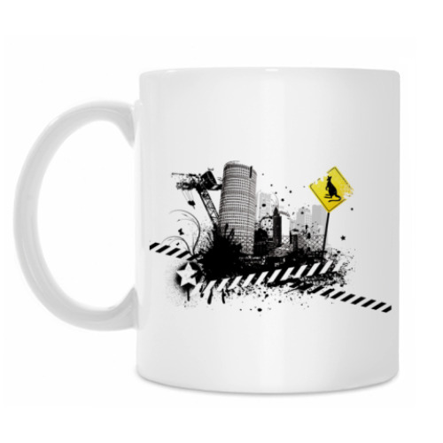 Кружка с принтом 'Урбанизация'