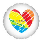 цветное сердце