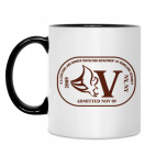 Кружка двухцветная