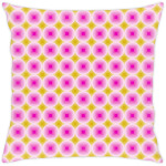 Розовый и желтый. Круг и квадрат.