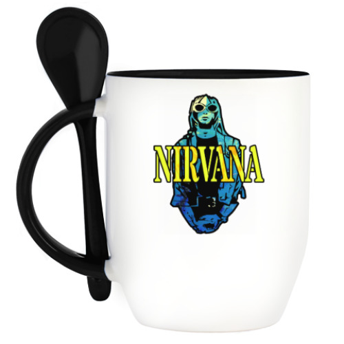 Кружка с ложкой Nirvana