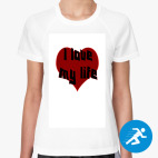 Женская спортивная футболка