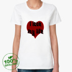 Женская футболка органик