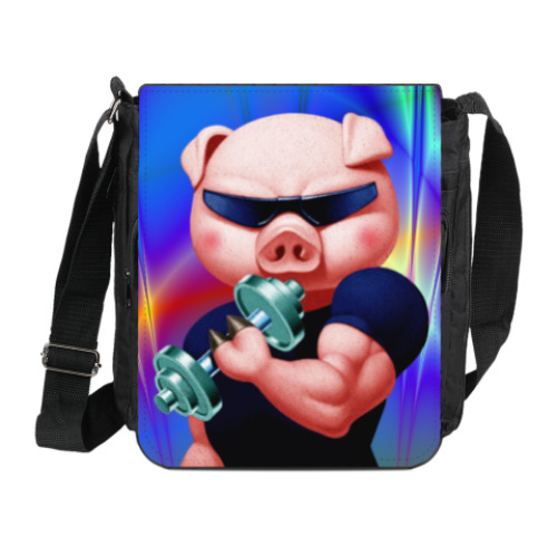 Сумка на плечо (мини-планшет) IRON PIG