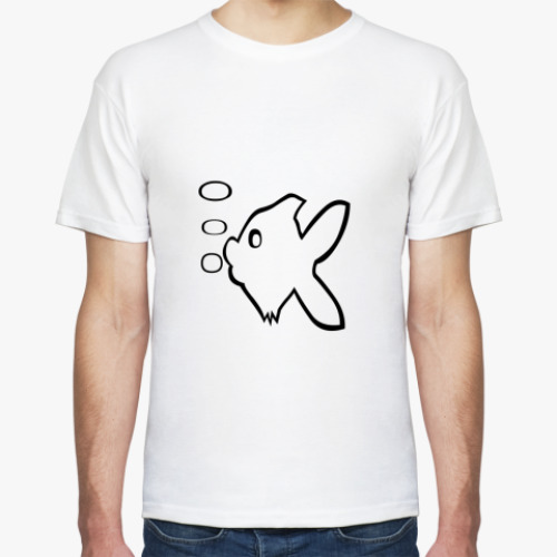 Футболка с принтом Рыбка