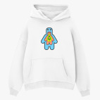 Толстовка худи оверсайз