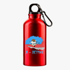 Металлическая бутылка 400 мл UV-DTF