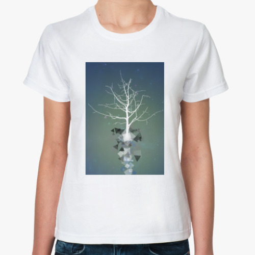 Классическая футболка Космическое дерево