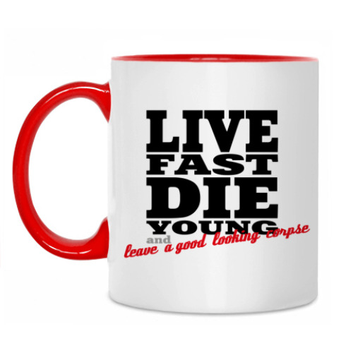 Кружка Live Fast Die Young