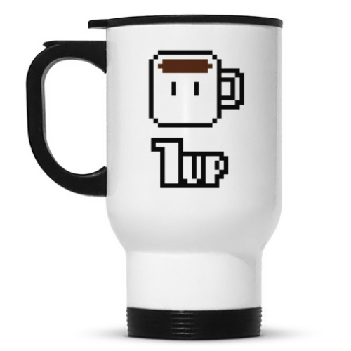 Кружка-термос с принтом 1 UP