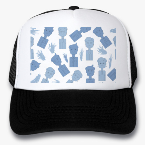 Кепка-тракер Люди паттерн