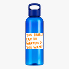 Прозрачная спортивная бутылка