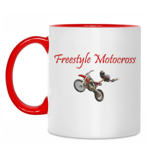 Кружка с принтом Мотофристайл