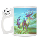 Кружка с футбольным мячиком