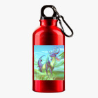 Металлическая бутылка 400 мл UV-DTF