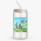 Банка с бамбуковой крышкой