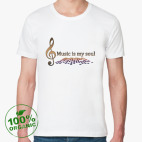 Мужская футболка органик