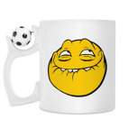 Кружка с футбольным мячиком