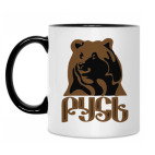 Кружка двухцветная