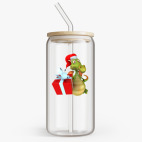 Банка с бамбуковой крышкой