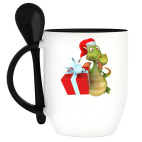 Кружка с ложкой