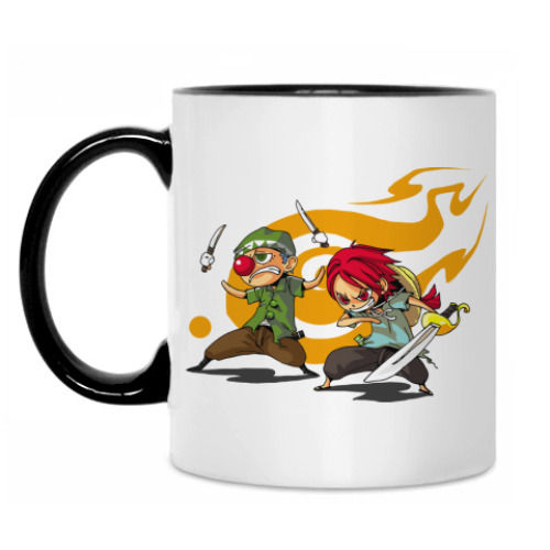 Кружка с принтом Fight