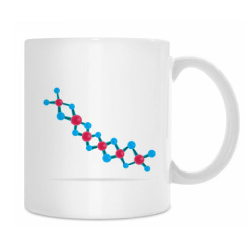 Кружка с принтом Molecular Structure