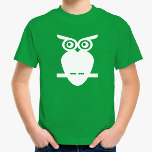 Детская футболка Сова, совушка, мудрые в городе