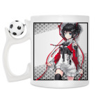 Кружка с футбольным мячиком