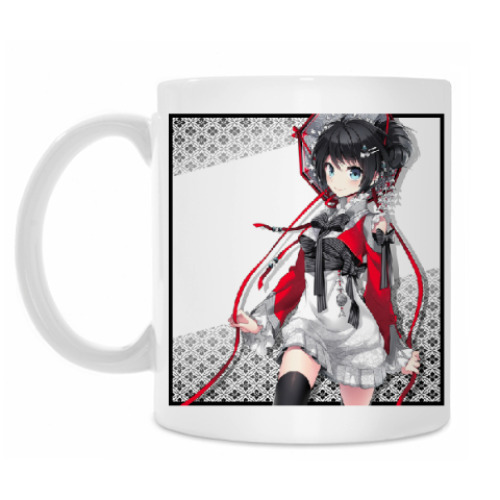 Кружка с принтом Anime art