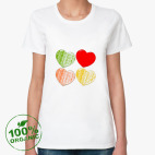 Женская футболка органик