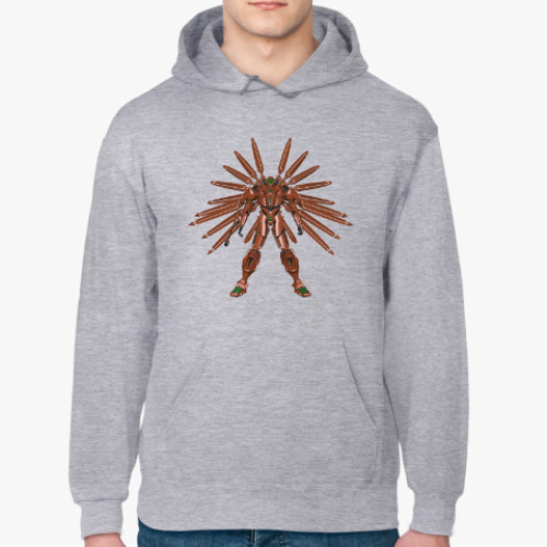 Толстовка худи с принтом Робот