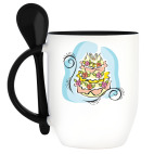 Кружка с ложкой