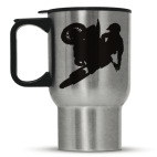 Кружка-термос металлик Мотокроссмен