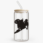 Банка с бамбуковой крышкой