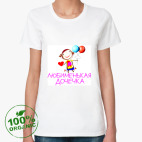 Женская футболка органик