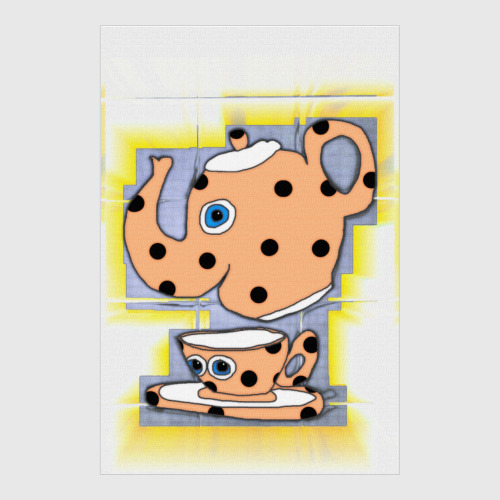 Постер с принтом Чайная пара