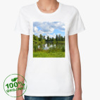 Женская футболка органик