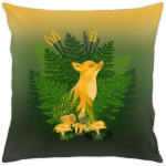 "Лиса и лисички в папоротнике" Лесные мотивы