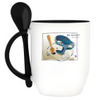 Кружка с ложкой