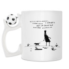 Кружка с футбольным мячиком