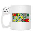 Кружка с футбольным мячиком