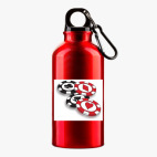 Металлическая бутылка 400 мл UV-DTF