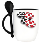 Кружка с ложкой