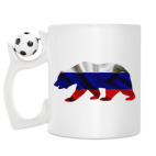Кружка с футбольным мячиком