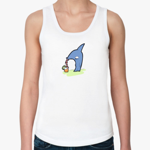 Женская майка с принтом Чудик