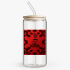 Банка с бамбуковой крышкой